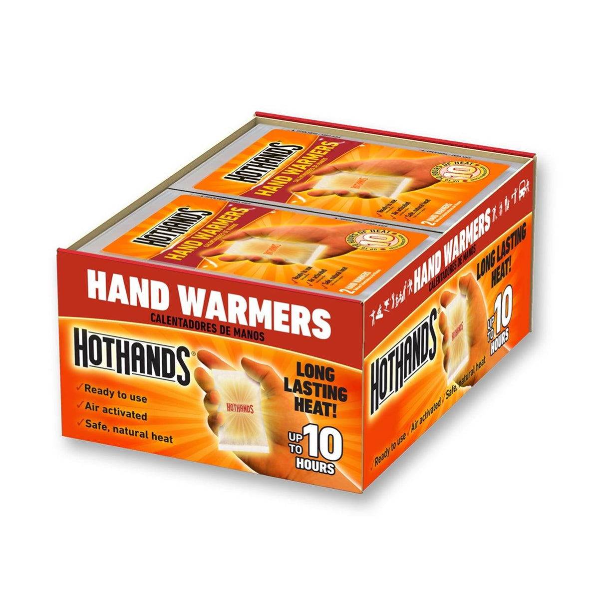 HotHands Hand Warmer MOBUC 10-Hour Heat 1 Pair Per Pack 40 Packs Per Box