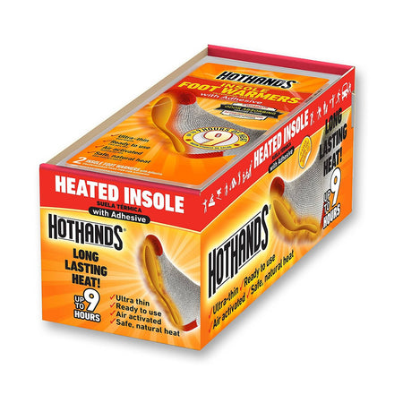 HotHands Insole Foot Warmer 9-Hour Heat 1 Pair Per Pack 16 Packs Per Box