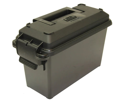 MTM Tactical Pistol Compact Case Black 11.3x5x7.2 Inch 8 Per Case