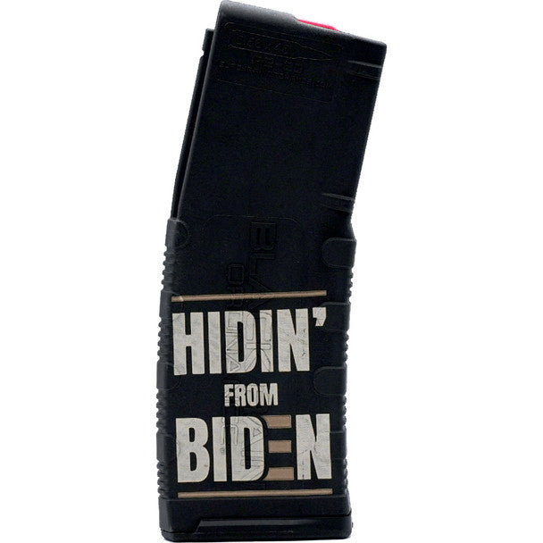 Black Rain Laser Etched 30-Round AR Magazine - Hiden From Biden