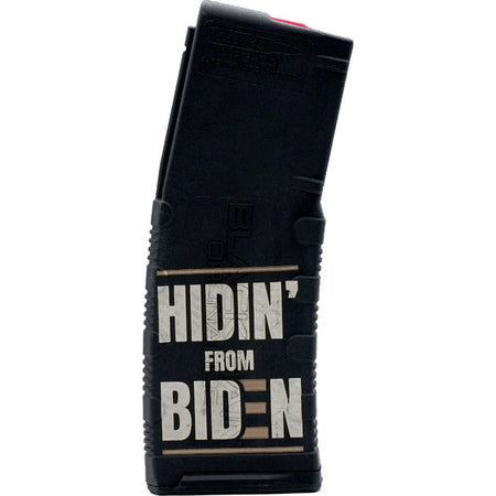 Black Rain Laser Etched 30-Round AR Magazine - Hiden From Biden