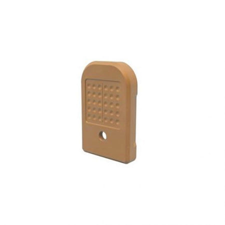 Shield Arms S15 +0 Mud Brown Aluminum Base Plate for Glock 43X/48 Magazines