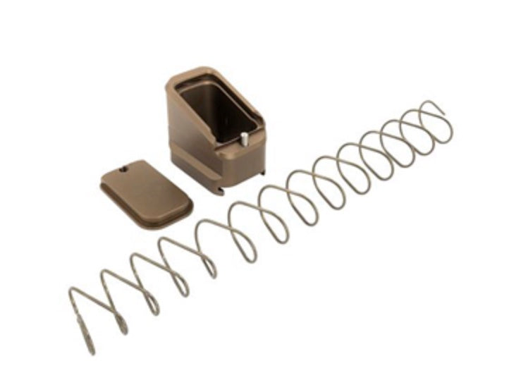 Shield Arms +5/4 Magazine Extension Mud Brown for CZ P10F/P09