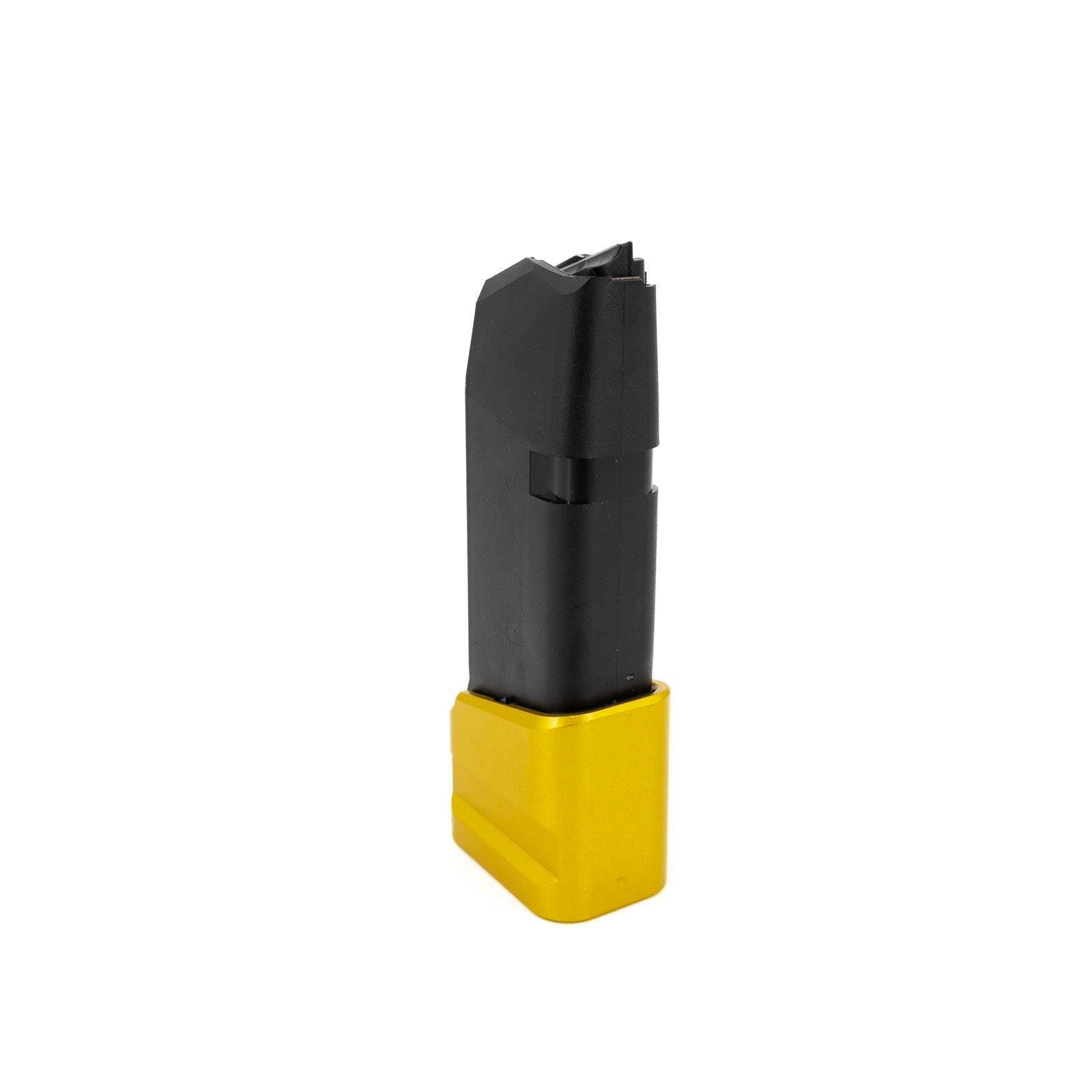 Shield Arms +5/4 Magazine Extension Gold for Glock 26/27