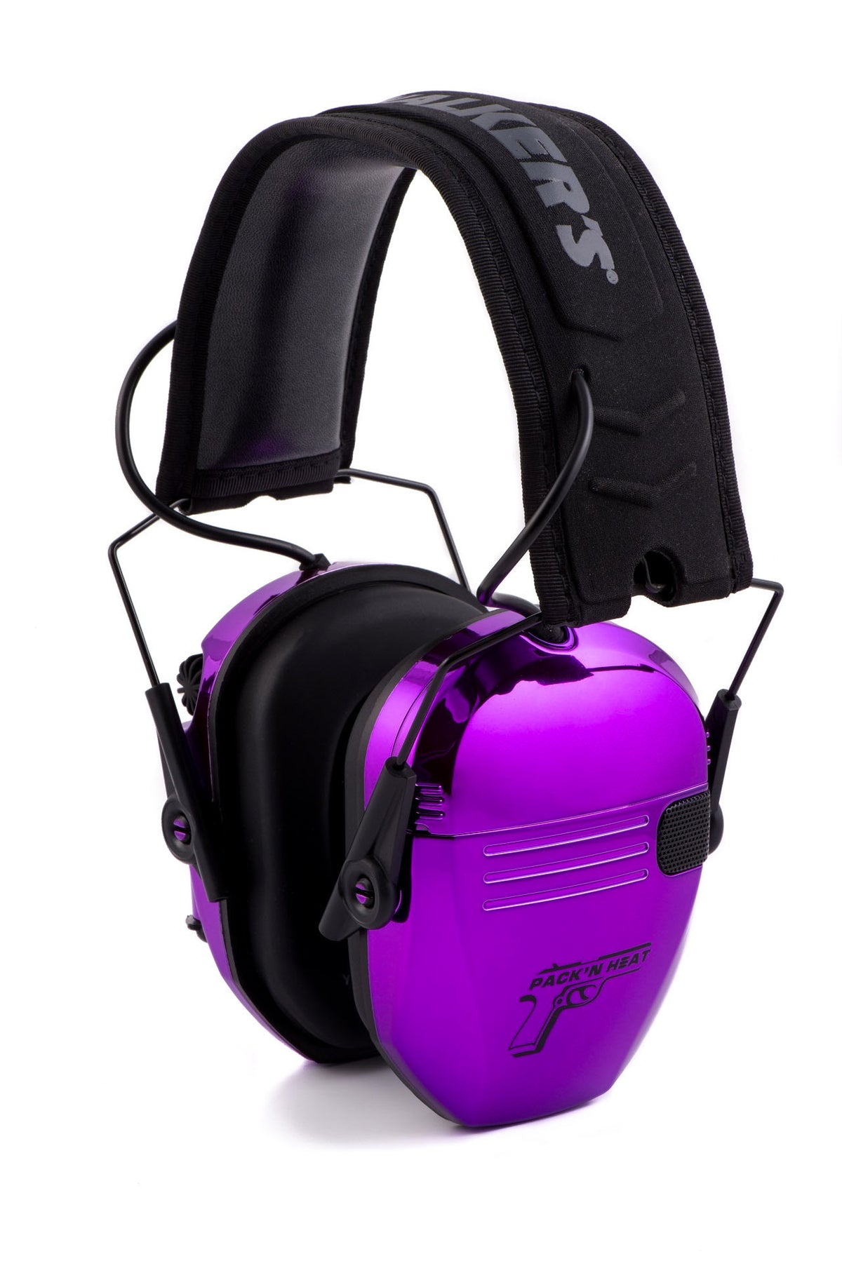 PackNHeat Chrome Plated Electronic Ear & Eye Protection - Dark Purple