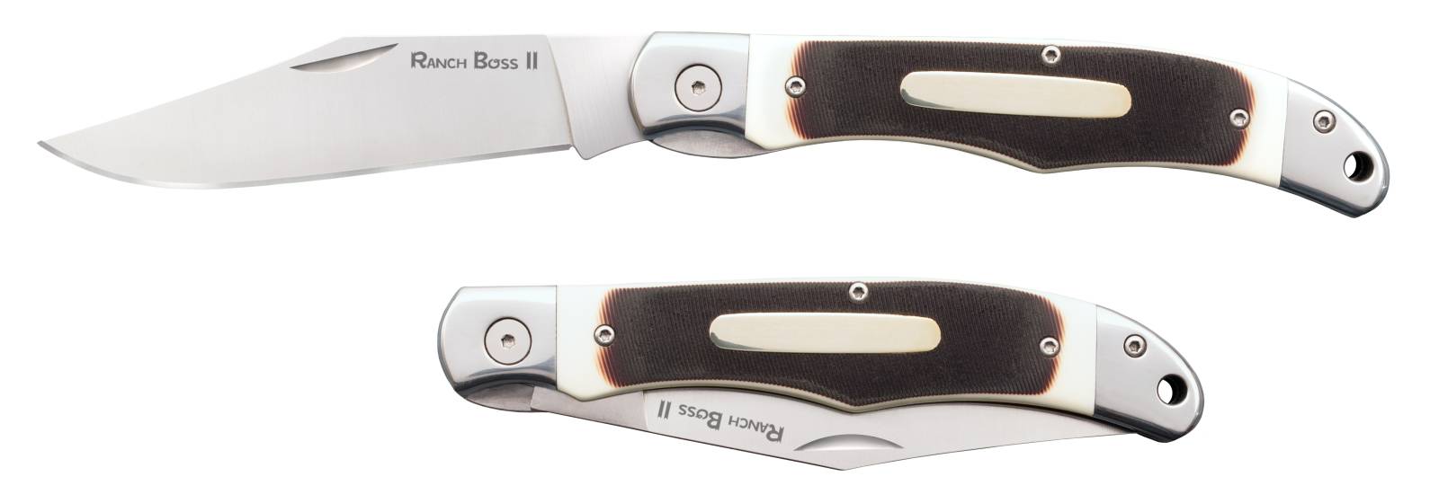 Cold Steel Ranch Boss II Folding Knife 9.25 In OAL 4 In Clip Point Blade
