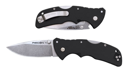 Cold Steel Mini Recon 1 Folding Knife 7 In OAL 3 In Spear Point Blade