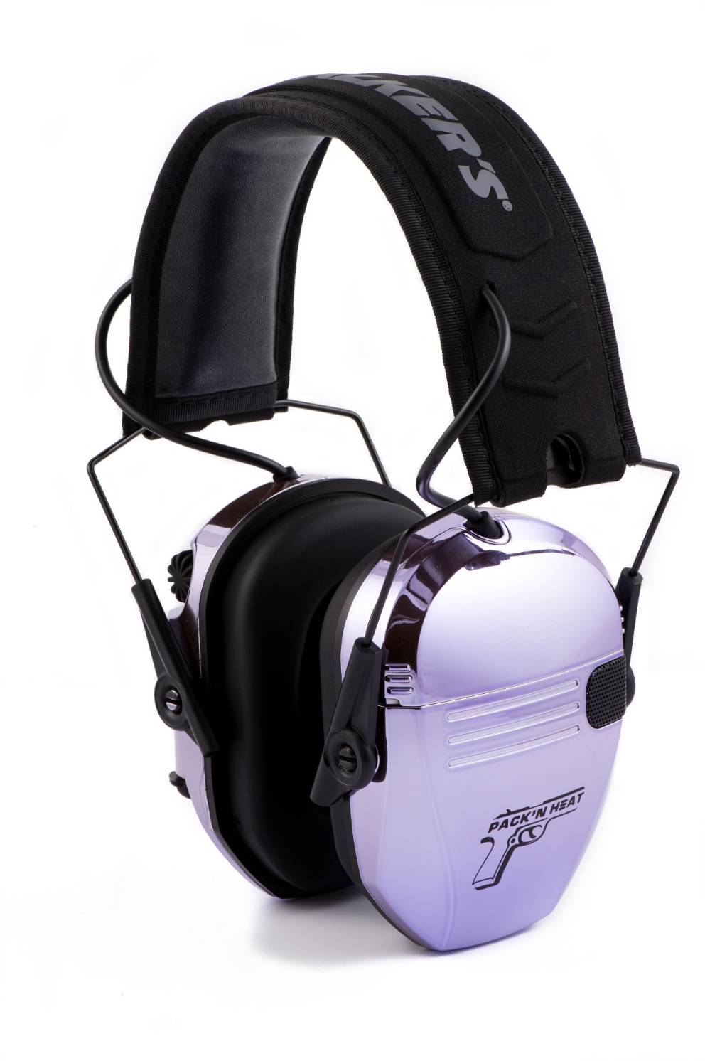 PackNHeat Chrome Plated Electronic Ear & Eye Protection - Light Purple