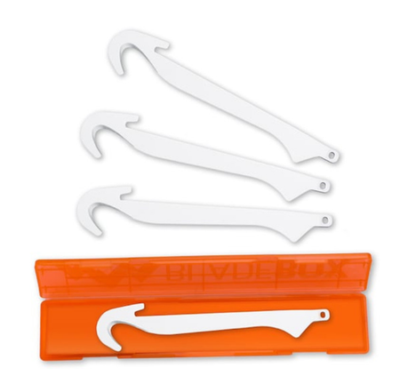 Outdoor Edge 3-Inch Gutting Blade Replacement Pack 4 Blades