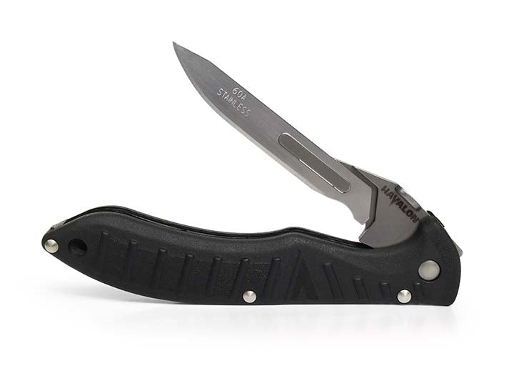 Havalon Forge Folding Knife Black