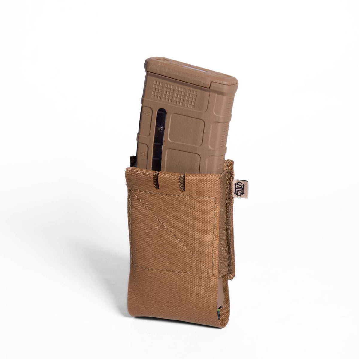High Speed Gear EP-P Elastic Rifle Mag Pouch Coyote Brown Low Profile
