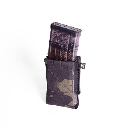 High Speed Gear EP-P Elastic Rifle Mag Pouch Multicam Black Low Profile