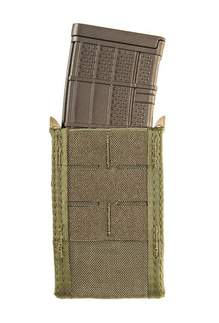 High Speed Gear Duty Rifle TACO Magazine Pouch OD Sleek Front Concealed Bungee