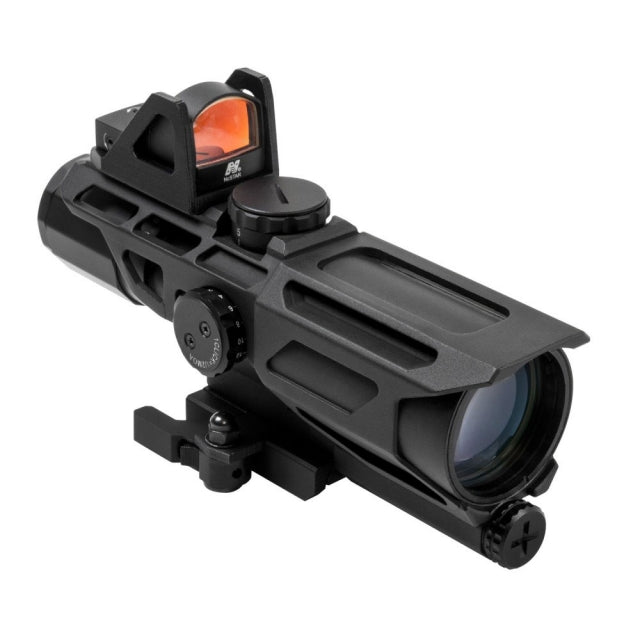 NcStar Ultimate Sight System Gen3 Red Micro Dot with 3-9x40mm Illuminated Mil Dot Scope