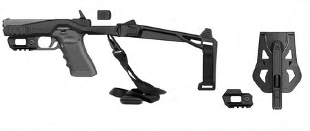 Recover Tactical 20/20H Stabilizer Brace Kit for Glock Pistols with Sling, Side Pic Rails & G7 Holster