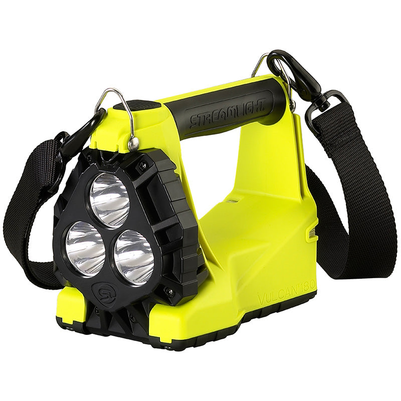 Streamlight Vulcan 180 Vehicle Mount Flashlight System 12V DC Direct Wire Rack Shoulder Strap Yellow