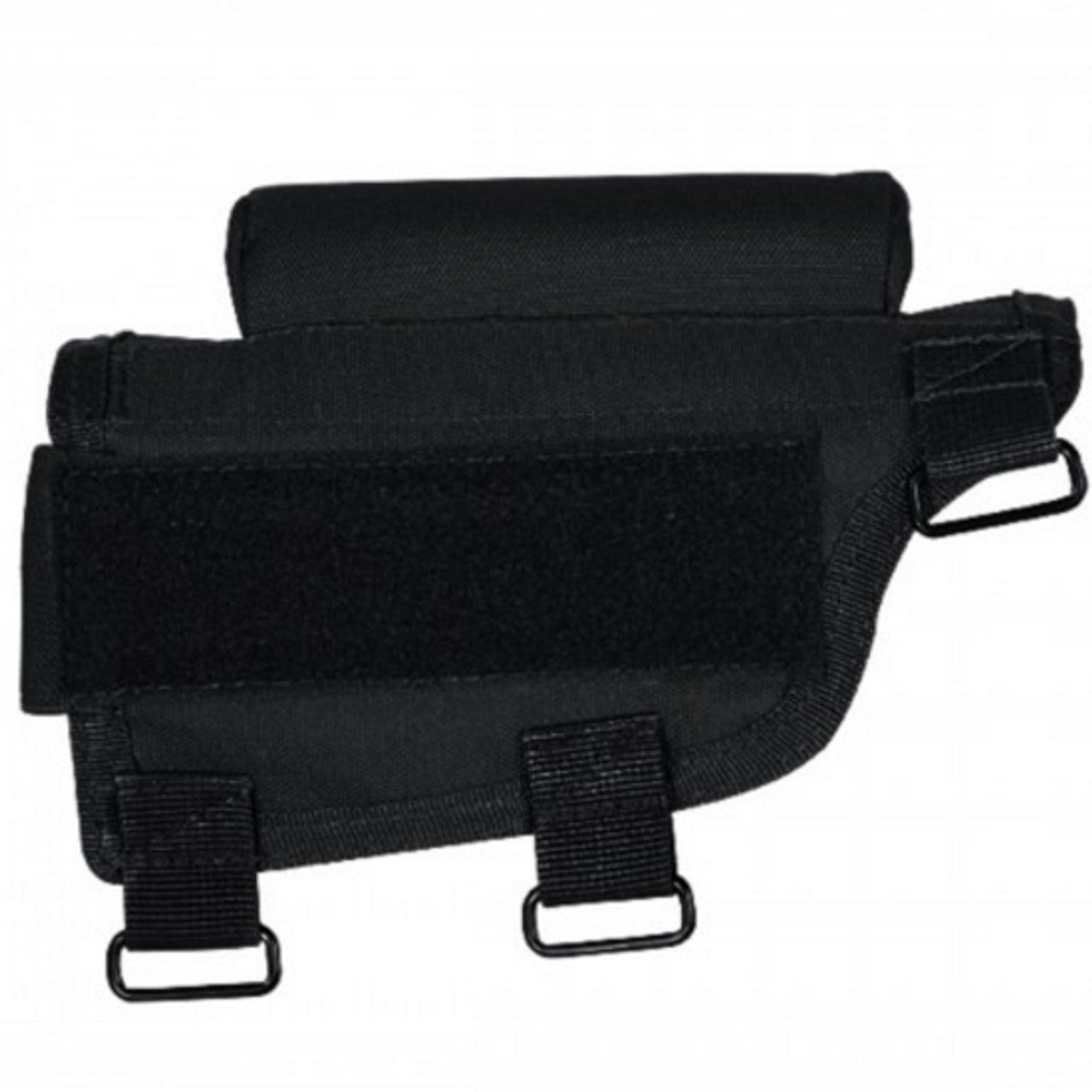 Voodoo Tactical Buttstock Cheek Piece with Ammo Carrier - Black