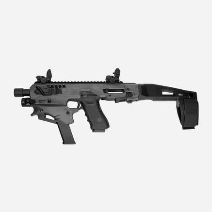 CAA Micro Conversion Kit for SIG Sauer P320 Tungsten Gray with Long Stabilizer