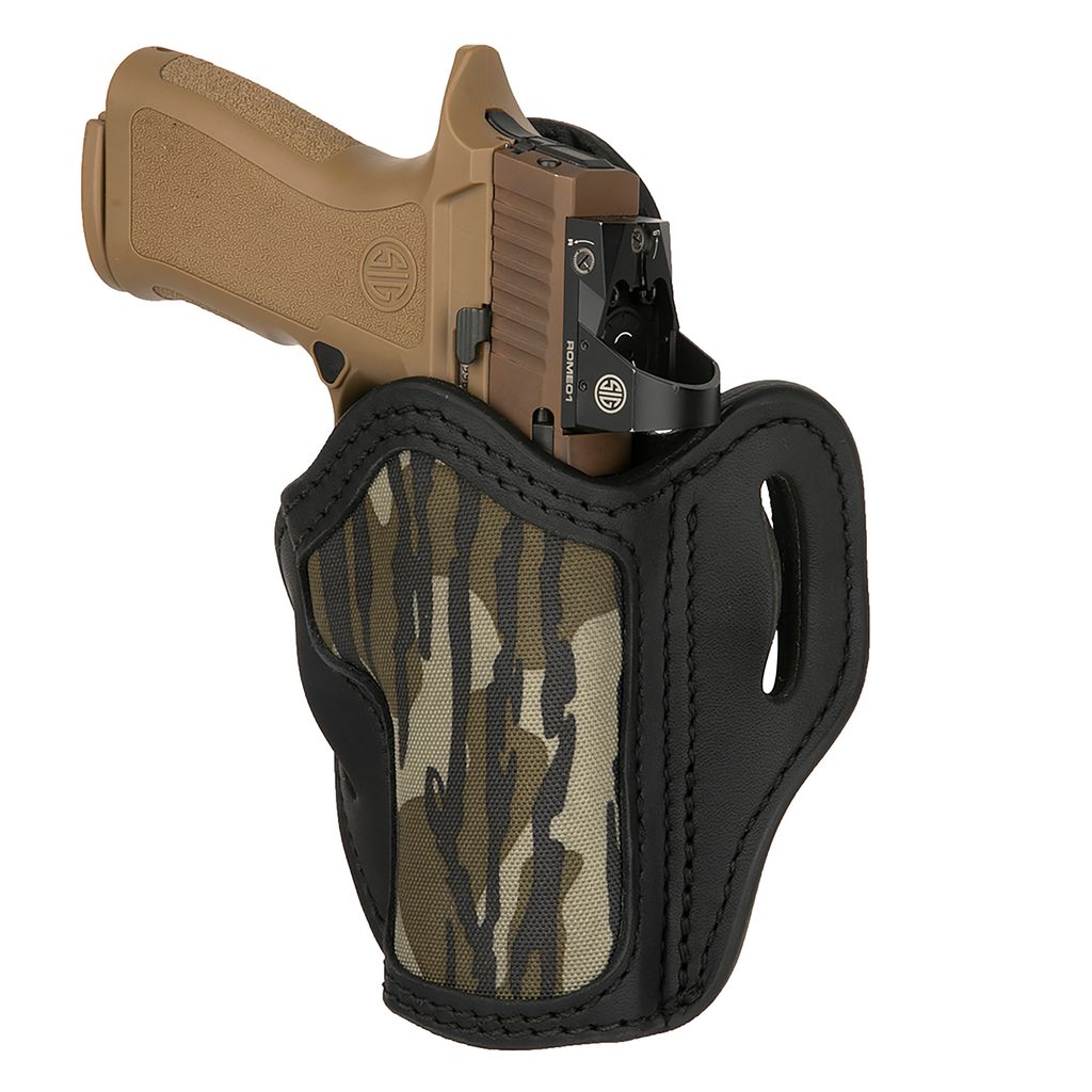 1791 Gunleather Mossy Oak Belt Holster Size 2.4 Black RH Fits HK VP40 FN5.7 SIG 320 Beretta 92