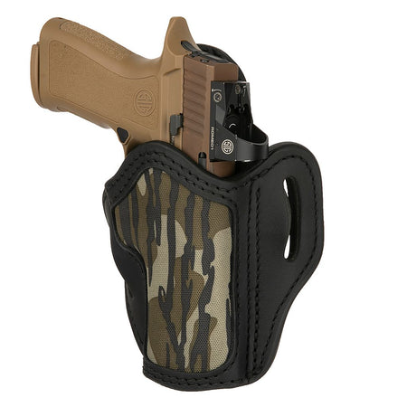1791 Gunleather Mossy Oak Belt Holster Size 2.4 Black RH Fits HK VP40 FN5.7 SIG 320 Beretta 92
