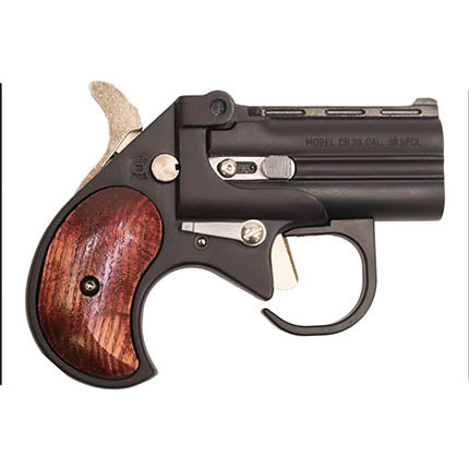 Bearman Big Bore Derringer .38 Special 2.75" Black with Rosewood Grips Guardian Package