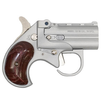 Bearman Big Bore Derringer .38 Special 2.75" Satin Finish with Rosewood Grips