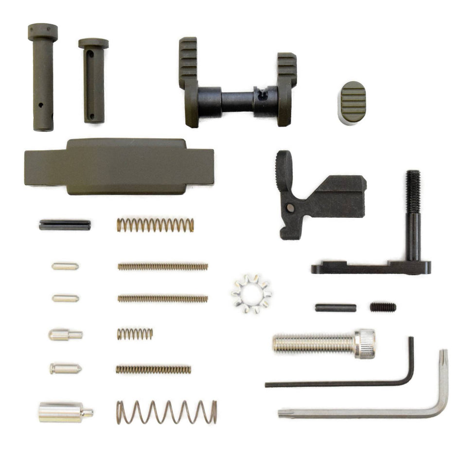 Armaspec Superlight Lower Parts Kit 223/556 Stainless/OD Green