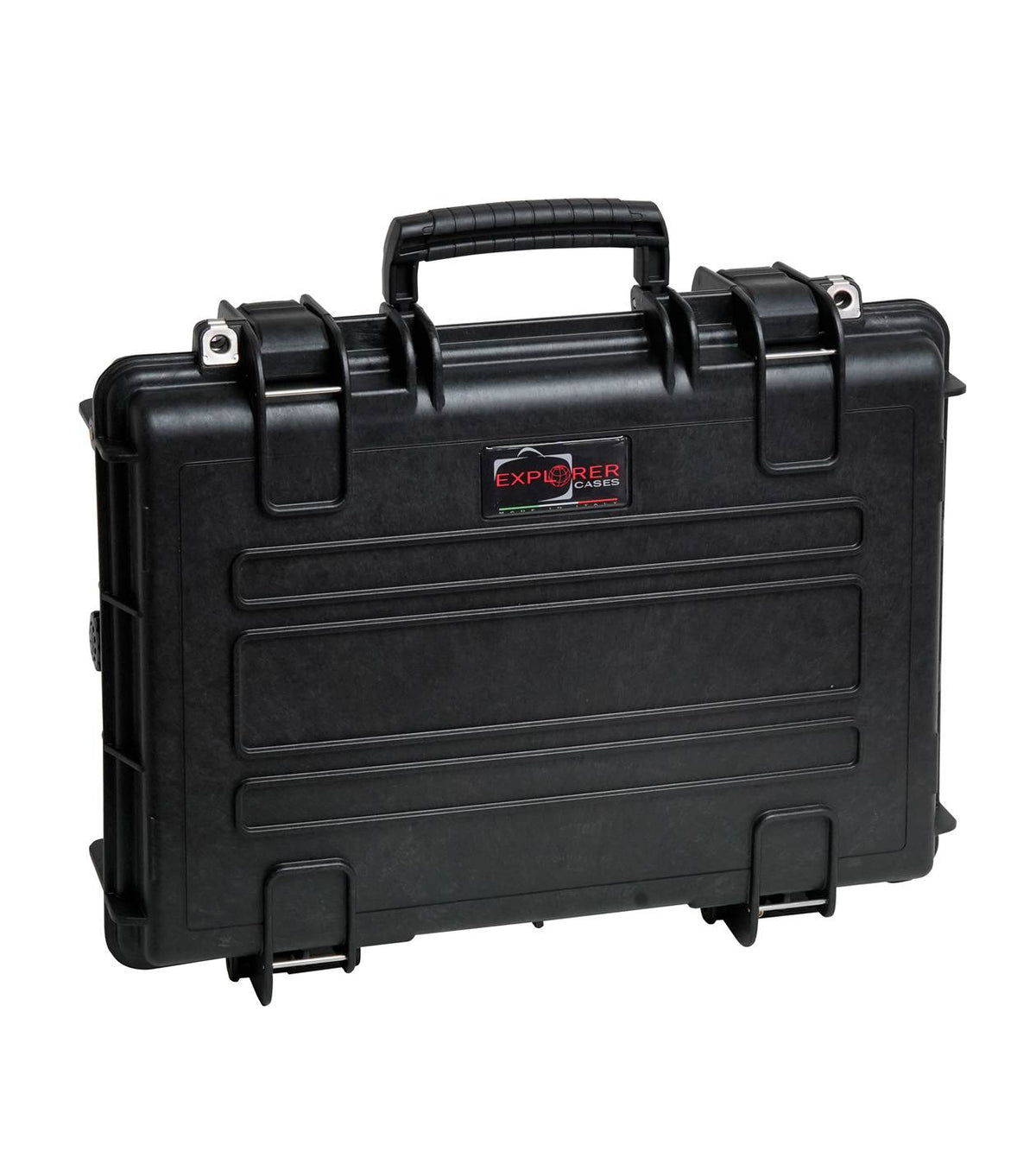 Explorer Black Compact Gun Case with Pre-Cubed Foam 16.54"x11.51"x3.74"