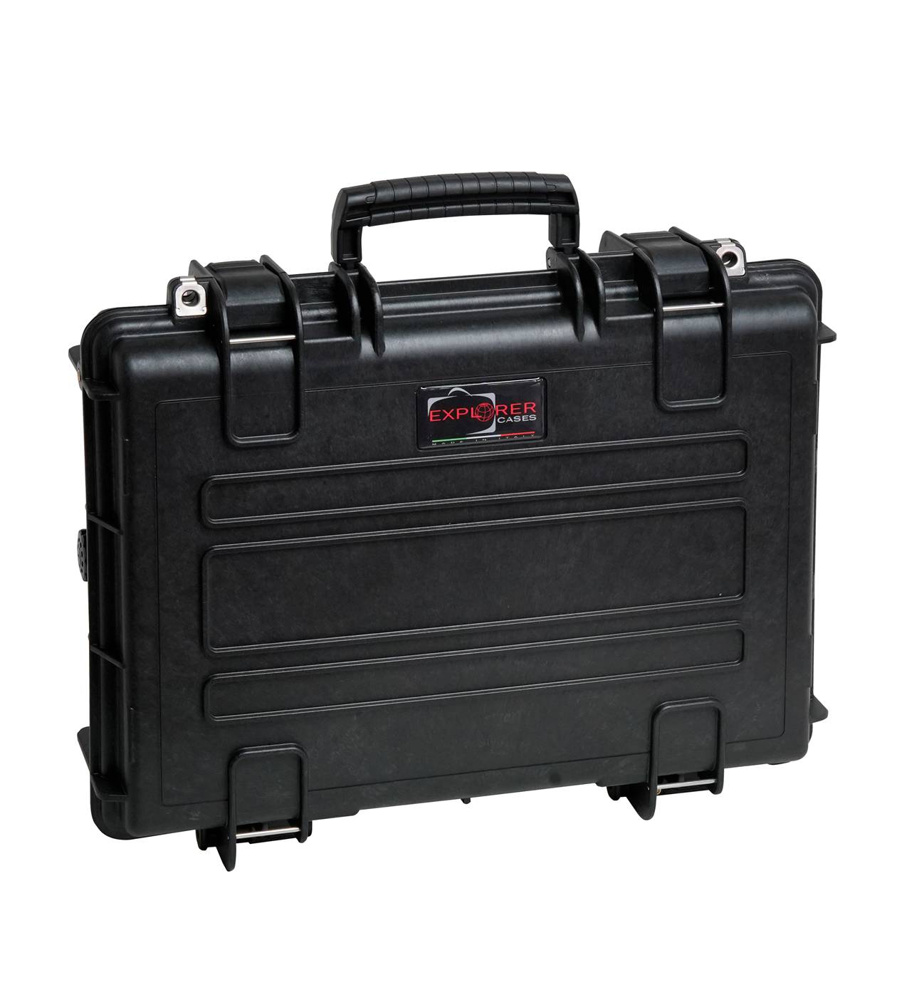 Explorer Black Compact Gun Case with Pre-Cubed Foam 16.54"x11.51"x3.74"