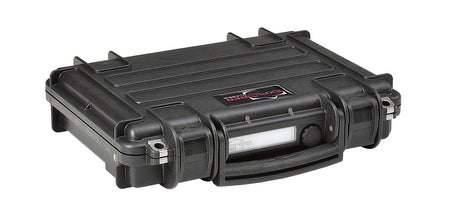 Explorer Single Pistol Case Black 2-Layer Foam US Flag 11.81x8.27x2.28 Inch