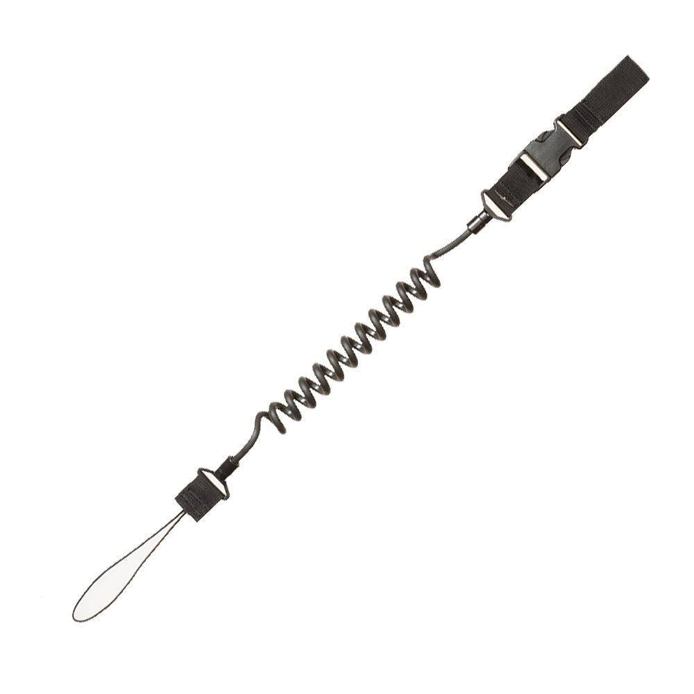 Tac Shield Pistol Lanyard Black for Belt or Vest