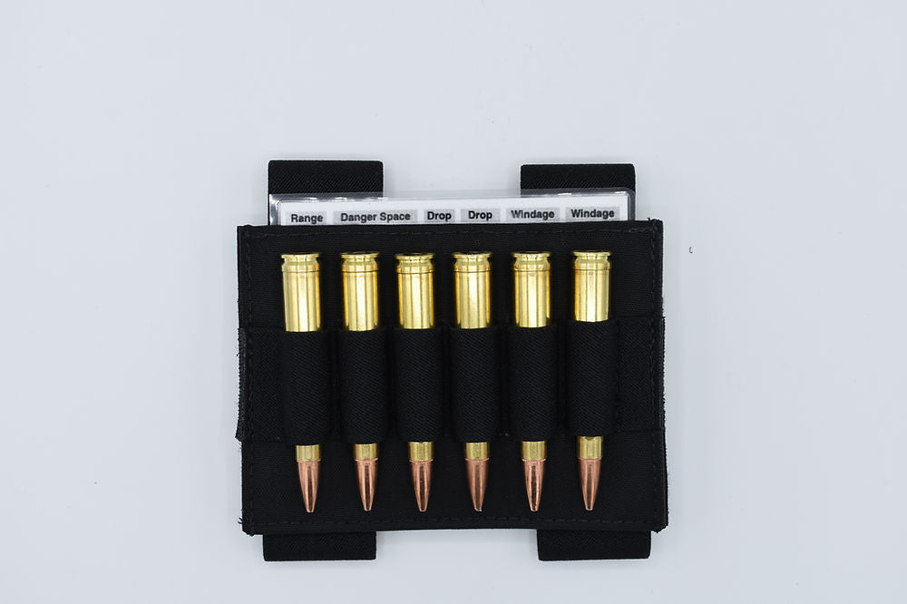 Tac Shield Precision Rifle Stock Shell Holder Black 8 Shells
