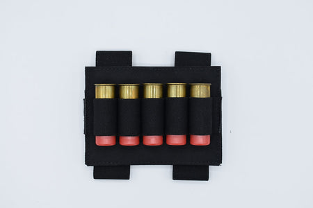 Tac Shield Tactical Shotgun Stock Shell Holder Black 5 Shells