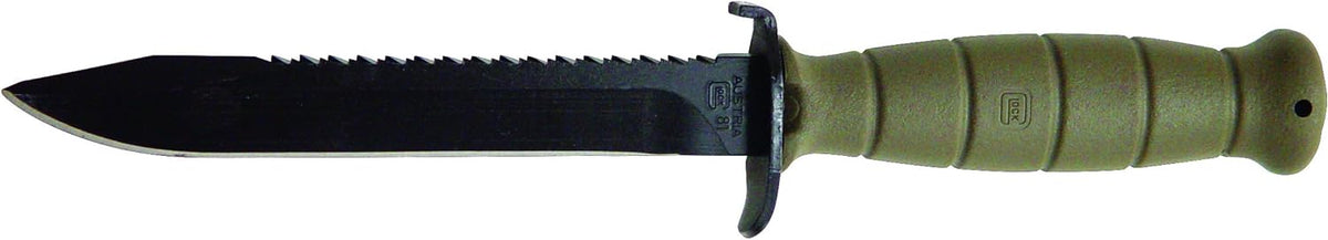 Glock Field Knife with Root Saw and Sheath Package Olive