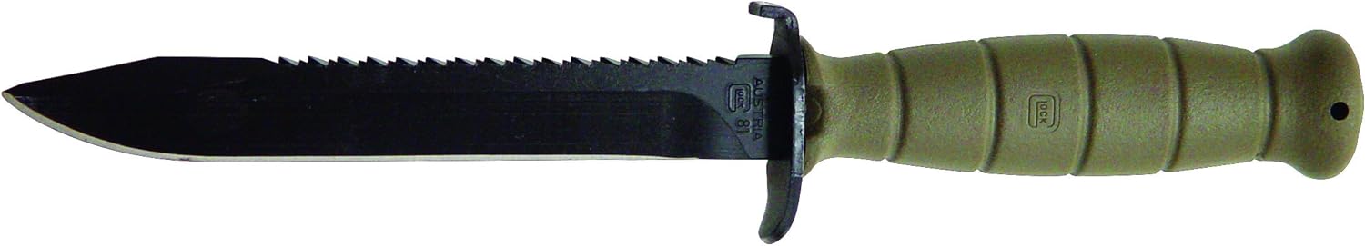 Glock Field Knife with Root Saw and Sheath Package Olive