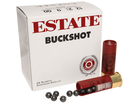 Estate Cartridge BUCKSHOT 12 Gauge 2.75 in / 2.75 in 00 Buck 1-1/8 oz
