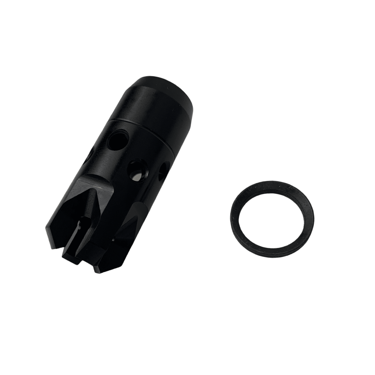 M+M Industries Chaos Muzzle Brake 5/8x24 RH Thread with Crush Washer