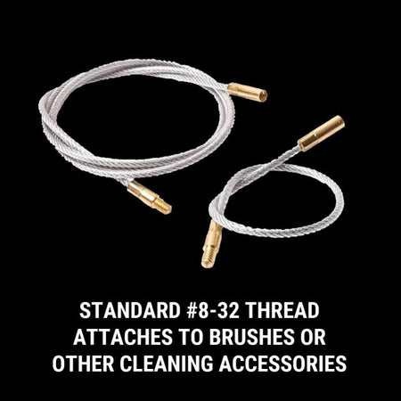 Breakthrough Clean Nylon Coated Steel Cleaning Cable with 8-32 Brass Threads