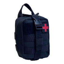 NcStar Compact Trauma Kit 1 Black MOLLE with Red Cross Patch