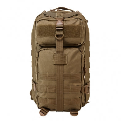NcStar Small Tactical Backpack Tan Nylon 4-Pocket