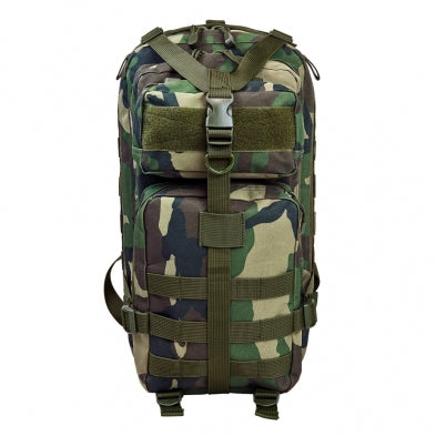 NcStar Small Tactical Backpack Woodland Camo Nylon 4-Pocket