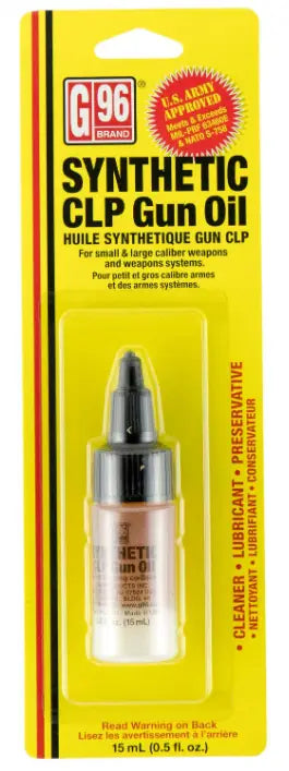 G-96 Synthetic CLP Gun Oil 1/2 oz Mil Spec (12-Pack)