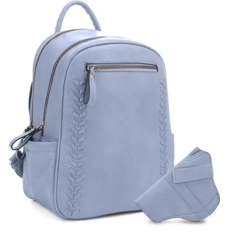 Jessie & James Madison Concealed Carry Backpack Purse Blue 13.4x9.6x6.25