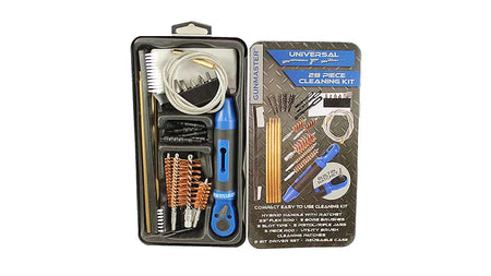 DAC GunMaster SlimLine 15-Piece Cleaning Kit with Ratchet Handle Metal Case