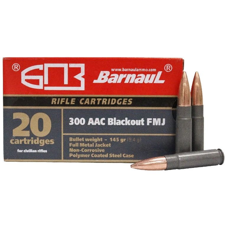 Barnaul Rifle .300 AAC Blackout 145 gr FMJ ammo