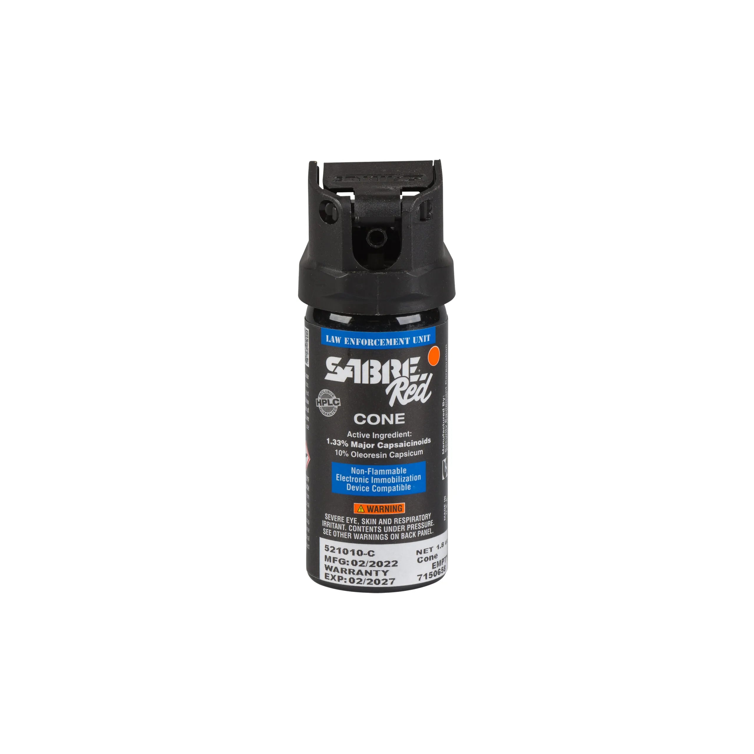 SABRE LAW RED 10% OC 1.8 oz Cone MK-2 Level III 25-Pack