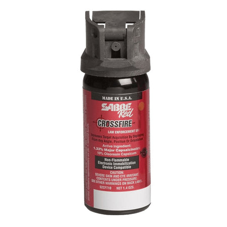 SABRE LAW 10% OC Spray 1.5 oz Stream MK-3 SABRE RED Crossfire 25-Pack