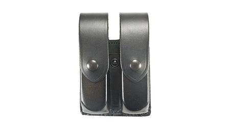DeSantis Double Mag Pouch Glock 17 22 37 HK USP 9/40 Plain Black Leather