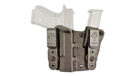 DeSantis Pegasis Hidden Truth Black Kydex Appendix IWB Holster LH Glock 19/23/32 Gen 4/5 with Mag Slot