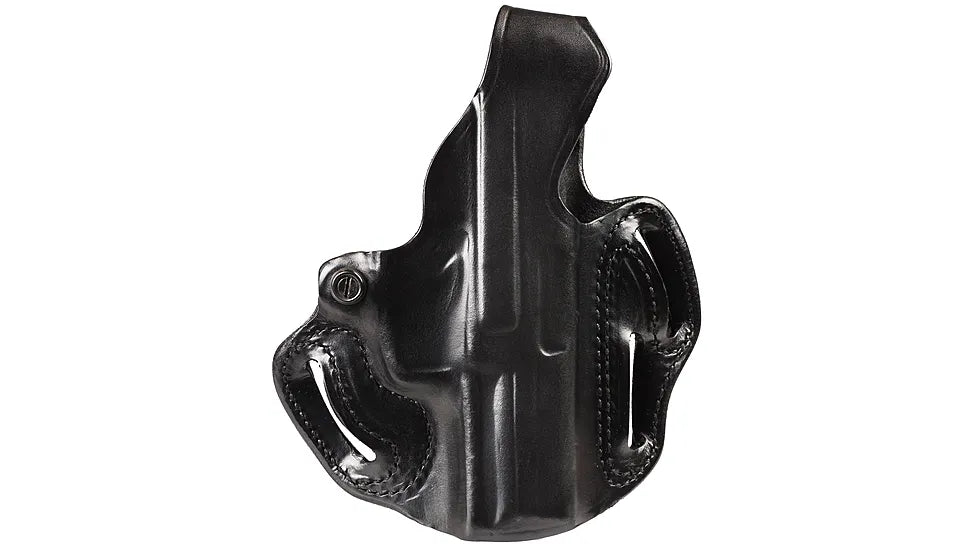 DeSantis Thumb Break Scabbard Leather Holster for H&K VP9/VP40, Black, Right Hand